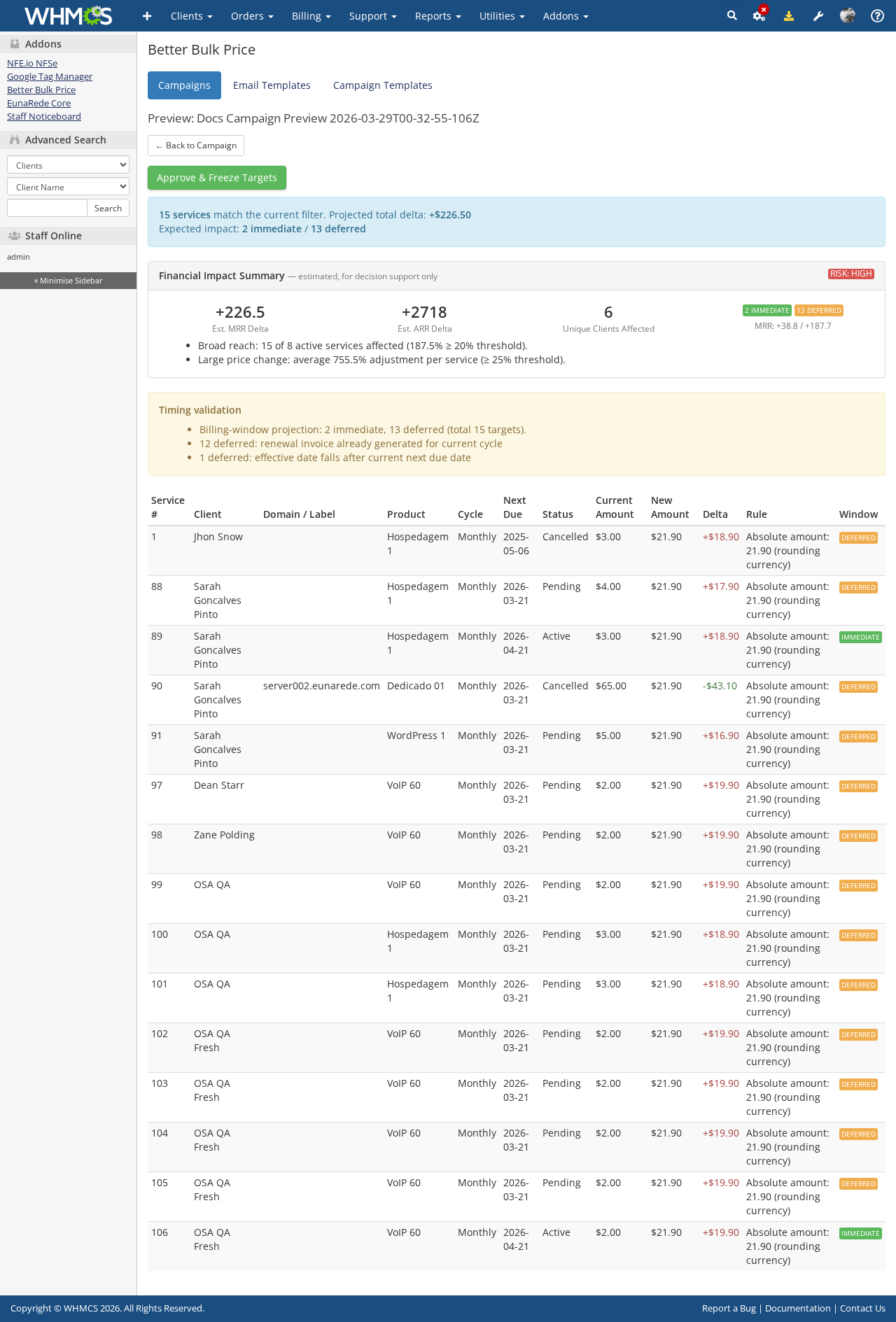Better Bulk Price campaign preview